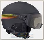 Горнолыжный шлем Cebe Element Visor Matt Black Racing Lines Mirror 1-3