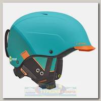Горнолыжный шлем Cebe Contest Visor Ultimate Matt Fade Turquoise Orange
