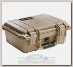 Кейс Peli 1400 Protector Case с поропластом Desert Tan