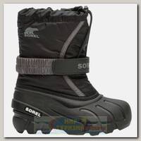 Сапоги детские Sorel Flurry Dtv Black/City Grey