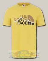 Футболка мужская The North Face SS Mount Line Bamboo Yellow