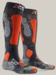 Носки X-Socks Ski Touring Silver 4.0 Anthracite Melange/Orange Fluo