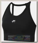 Топ женский Nike Swoosh Nk Air Bra Pad Black/Black/White