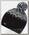 Шапка Eisbar Slint Pompon MU Black/Grey/White