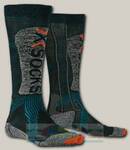 Носки X-Socks Ski Energizer Lt 4.0 Petrol/Stone Grey Melange