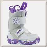 Сноубордические ботинки детские Burton Mini-Grom White/Purple