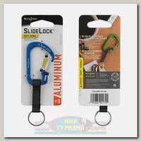 Карабин Nite Ize SlideLock® Key Ring #3 Blue