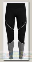 Кальсоны женские Icebreaker 200 Oasis Deluxe Leggings Black/Gritstone Hthr