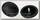 Запчасть для шлема CP Screwplates Black (2 шт)