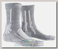 Носки женские X-Socks Trek Silver Dolomite Grey Melange/Pearl Grey