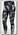 Тайтсы женские Nike Fast 7/8 Pr Floral Black/Reflective Silv