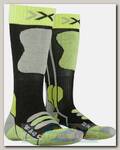 Носки детские X-Socks Ski JR 4.0 Anthracite Melange/Green Lime