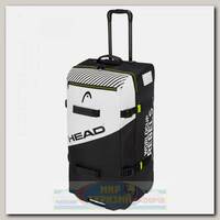 Сумка на колесах Head Rebels Travelbag 100 Antracite/White/Neon Yellow