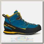 Ботинки La Sportiva Boulder X Mid Gtx Blue/Yellow