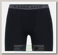 Трусы мужские Icebreaker Anatomica Long Boxers Black