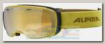 Горнолыжная маска Alpina Estetica HM Gold sph. S2 Curry