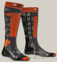 Носки X-Socks Ski Rider 4.0 Stone Grey Melange/X-Orange