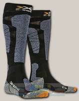 Носки X-Socks Ski Carve Silver 4.0 Black/Blue Melange