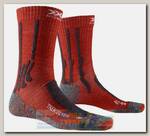 Носки X-Socks Trek Silver Crimson Red/Dolomite Grey