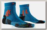 Носки X-Socks Trail Run Energy Teal Blue/Sunset Orange