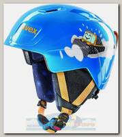 Горнолыжный шлем детский Uvex Manic Синий/Трактор