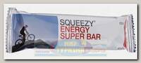 Батончик углеводный с кофеином Squeezy Energy Super Bar Кола