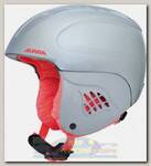 Горнолыжный шлем детский Alpina Carat Silver-Flamingo