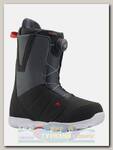 Сноубордические ботинки мужские Burton Moto Boa Gray/Red