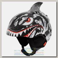 Горнолыжный шлем детский Giro Launch Plus Black/Grey Tiger Shark
