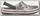 Сандалии Crocs Crocband Botanical Print Clog Slate Grey/White