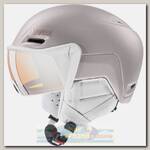 Горнолыжный шлем Uvex Hlmt 700 Visor Rose Mat