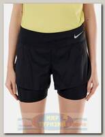 Шорты женские Nike Eclipse 2In1 Black/Reflective Silv