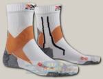 Носки X-Socks Run Fast Arctic White/Sunset Orange