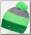 Шапка Eisbar Star Pompon MU Green/Grey