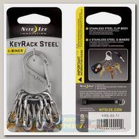 Брелок Nite Ize KeyRack Steel™ S-Biner® Steel
