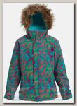 Куртка детская Burton Bennett Green-Blue Morse Geo