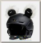 Украшение на шлем Eisbar Teddy Ears White/Black