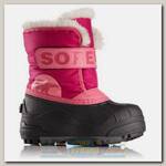Ботинки детские Sorel Childrens Snow Commander Tropic Pink/Deep Blush