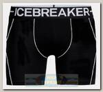 Трусы мужские Icebreaker Anatomica Zone Boxers Black/White