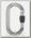 Карабин Black Diamond Oval Keylock Screwgate Biner Polished