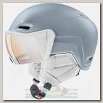 Горнолыжный шлем Uvex Hlmt 700 Visor Dust Blue Mat