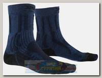 Носки женские X-Socks Trek X Ctn Midnight Blue Melange/Opal Black