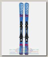Горные лыжи детские Stockli Motion Team с креплениями NC5 J75 Black/White