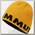Шапка Mammut Logo Golden/Black