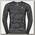 Футболка мужская Odlo Crew Neck L/S Blackcomb Черный/Серый