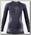 Футболка женская UYN Evolutyon Uw Lg_Sl Charcoal/White/Light Grey