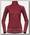 Футболка женская Bergans Snoull Half Zip Bordeaux/Lounge
