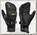 Варежки Leki Race Coach C-Tech S Black/Ice Lemon