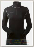 Футболка женская Bergans Akeleie Half Zip Black