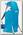 Накидка от дождя Thule Sapling Child Carrier Rain Cover Blue